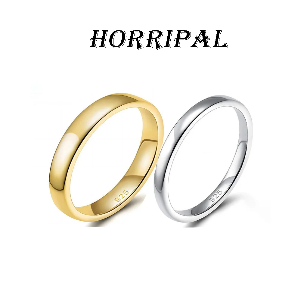 HORRIPAL S925 Sterling Silver Rings for Women Man Classic Simple Elegant Waterproof Minimalist Stackable Finger Fine Jewelry
HORRIPAL S925 Sterling Silver Rings for Women Man Classic Simple Elegant Waterproof Minimalist Stackable Finger Fine Jewelry