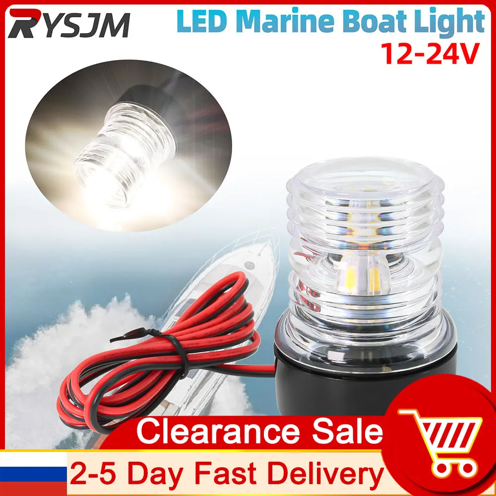 Indicator Light for Marine Boat Yacht Ship Navigation Anchor LED Waterproof Lamp White LED Marine Navigation Anchor All-Round
Indicator Light for Marine Boat Yacht Ship Navigation Anchor LED Waterproof Lamp White LED Marine Navigation Anchor All-Round