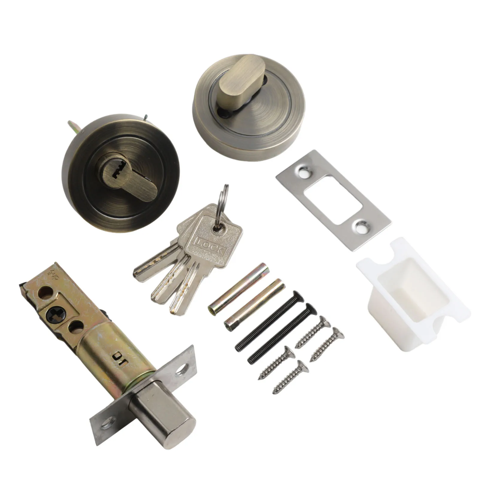 Home Improvement Bedroom Door Lock Latch Internal Door Lock Easy Installation High Security Solid Construction
Home Improvement Bedroom Door Lock Latch Internal Door Lock Easy Installation High Security Solid Construction