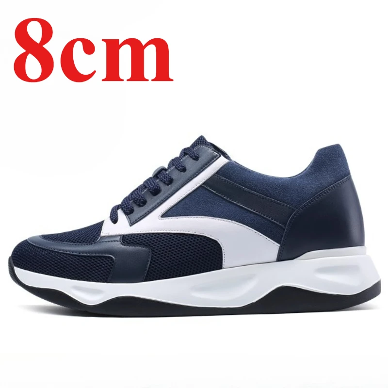 Невидимые мужские туфли, увеличивающие рост, 8 см, удобные туфли на мягкой подошве, дышащая спортивная обувь с кожаной сеткой для отдыха
Невидимые мужские туфли, увеличивающие рост, 8 см, удобные туфли на мягкой подошве, дышащая спортивная обувь с кожаной сеткой для отдыха