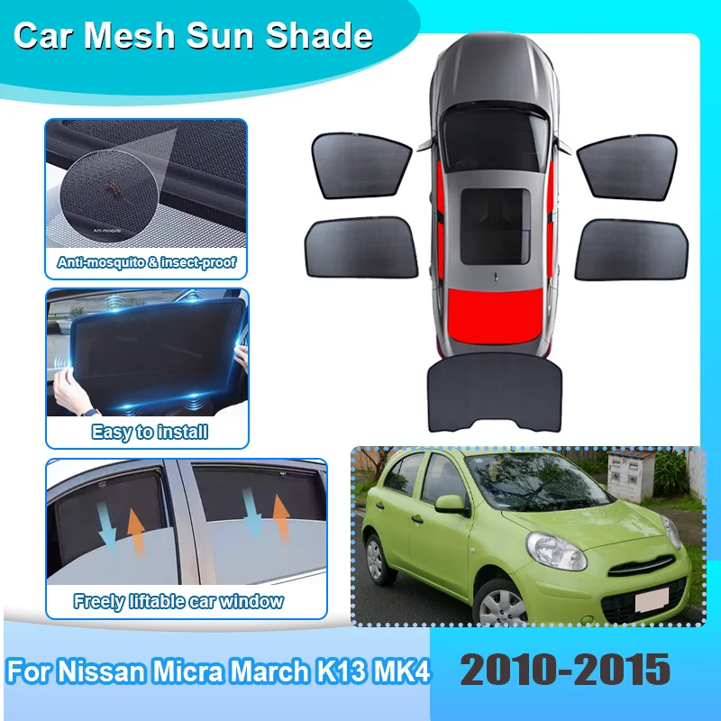 Солнцезащитный козырек для автомобиля Nissan Micra March K13 MK4 2010-2015 2012 2013 2014, сетчатая шторка для защиты от УФ-излучения, аксессуары для автомобиля
Солнцезащитный козырек для автомобиля Nissan Micra March K13 MK4 2010-2015 2012 2013 2014, сетчатая шторка для защиты от УФ-излучения, аксессуары для автомобиля