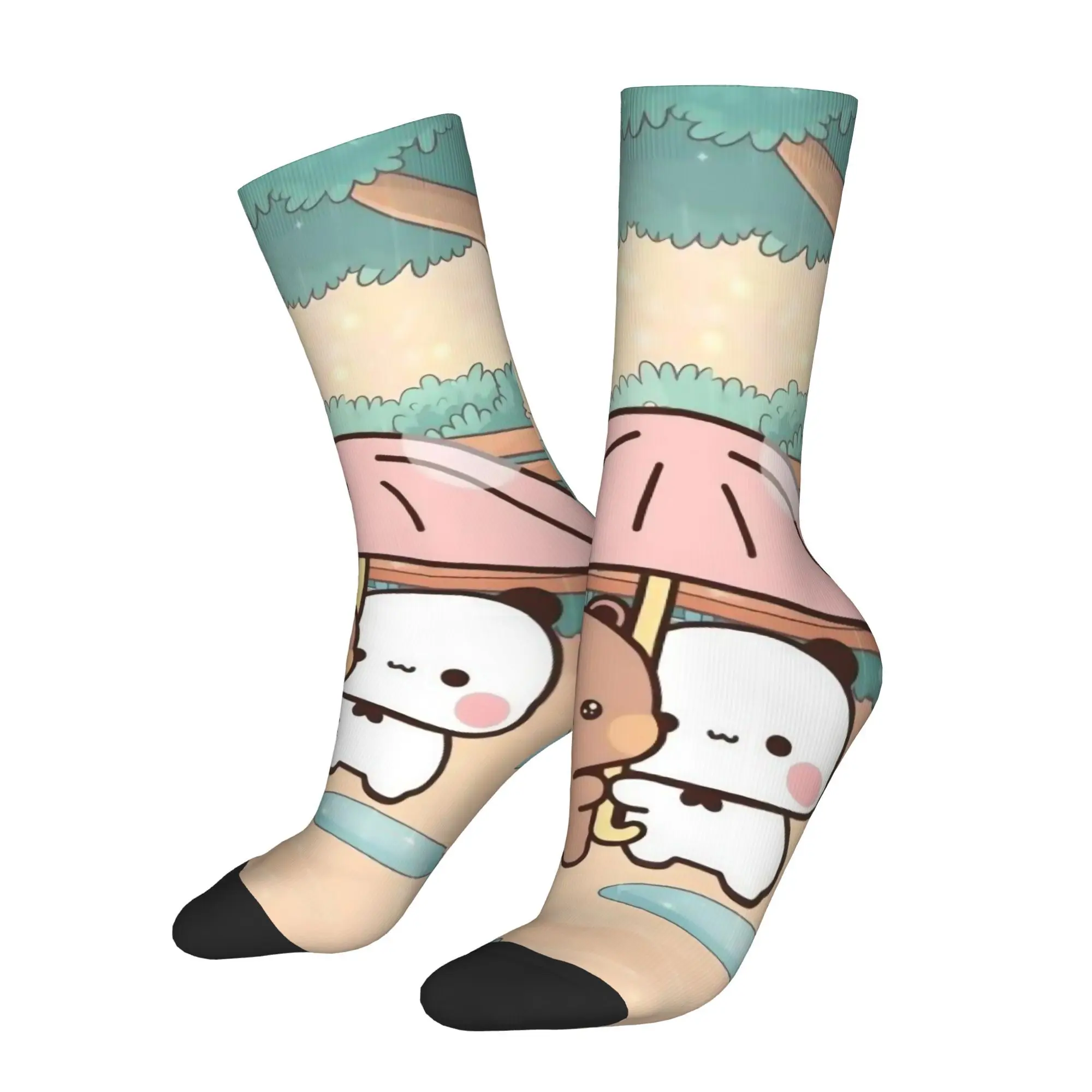 Retro Panda Bear And Brownie Men's Socks Bubu Dudu Cartoon Unisex Hip Hop Funny Crew Sock Gift
Retro Panda Bear And Brownie Men's Socks Bubu Dudu Cartoon Unisex Hip Hop Funny Crew Sock Gift