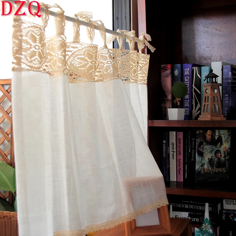 American Country Crochet Hollow Short Curtains for Kitchen Manual Linen Tether Hollow Lace Half Curtains # A180
American Country Crochet Hollow Short Curtains for Kitchen Manual Linen Tether Hollow Lace Half Curtains # A180