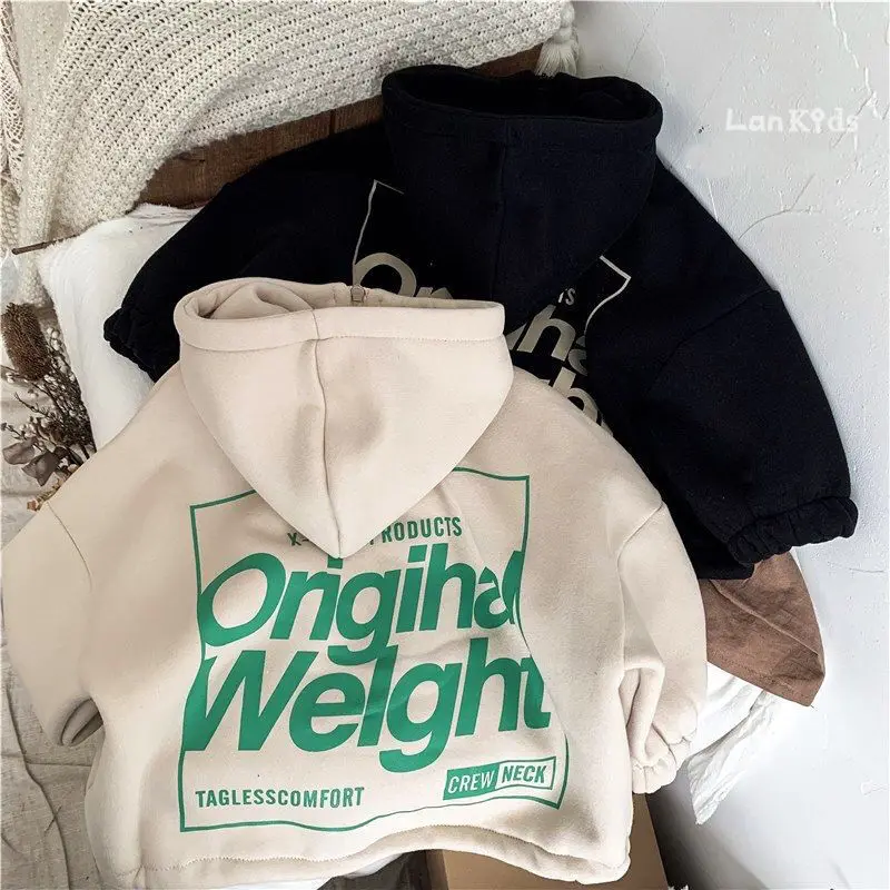 100% Cotton Coat for Boys and Girls Fleece-Lined 2022 New Children's Letter Sweater Baby All-Match Top Hooded Fashion
100% Cotton Coat for Boys and Girls Fleece-Lined 2022 New Children's Letter Sweater Baby All-Match Top Hooded Fashion