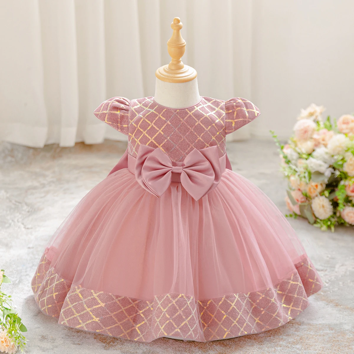 Plaid Sequin Princess Baby Girl Dresses Elegant 1st Birthday Wedding Party Kids Dress for Girl Bow Christening Evening Prom Gown
Plaid Sequin Princess Baby Girl Dresses Elegant 1st Birthday Wedding Party Kids Dress for Girl Bow Christening Evening Prom Gown