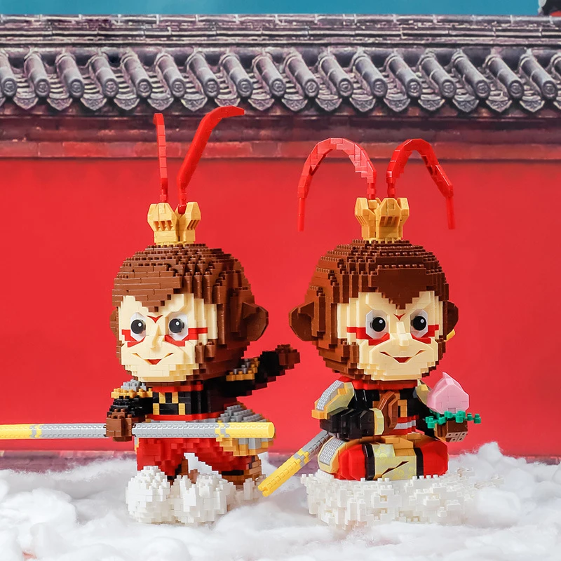 China Mythology image micro diamond block monkey king nanobricks cartoon figures building brick educational toys collection gift
China Mythology image micro diamond block monkey king nanobricks cartoon figures building brick educational toys collection gift