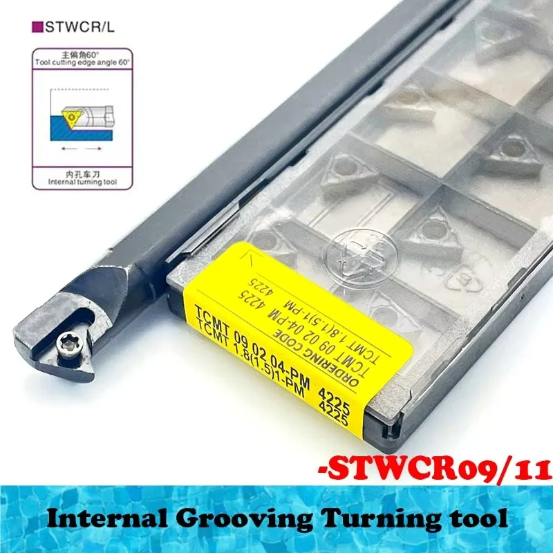 STWCR S08K-STWCR09 S10K-STWCR09 S08K S10K S12M Держатель инструмента для внутренней токарной обработки Токарный станок для твердосплавной вставки TCMT 110204 / 090204
STWCR S08K-STWCR09 S10K-STWCR09 S08K S10K S12M Держатель инструмента для внутренней токарной обработки Токарный станок для твердосплавной вставки TCMT 110204 / 090204
