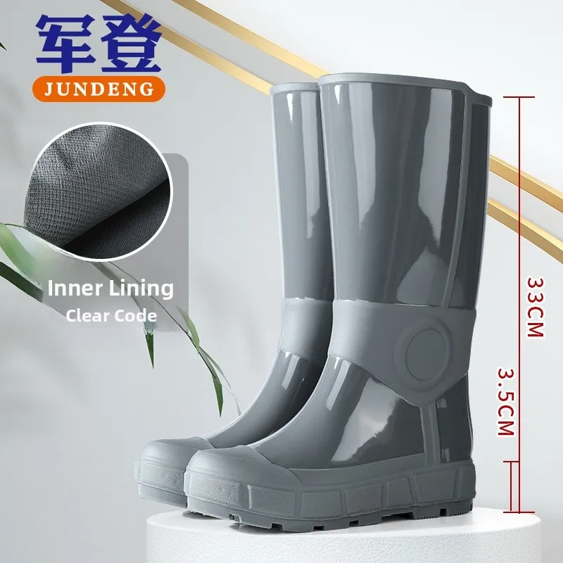 Women's Long Tube Rain Boots Anti-Slip Kitchen Wear Outdoor Fashionable PVC Material All Season Comfortable High Top Shoes
Women's Long Tube Rain Boots Anti-Slip Kitchen Wear Outdoor Fashionable PVC Material All Season Comfortable High Top Shoes