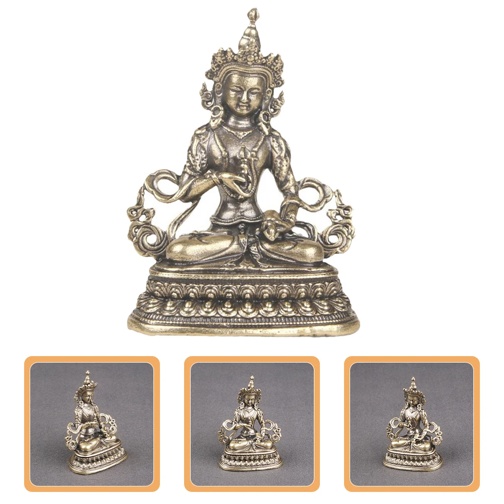 Retro Desktop Brass Buddha Statue Resistant Break Exquisite Sculpture Home Decor Statues Desktop Craft
Retro Desktop Brass Buddha Statue Resistant Break Exquisite Sculpture Home Decor Statues Desktop Craft