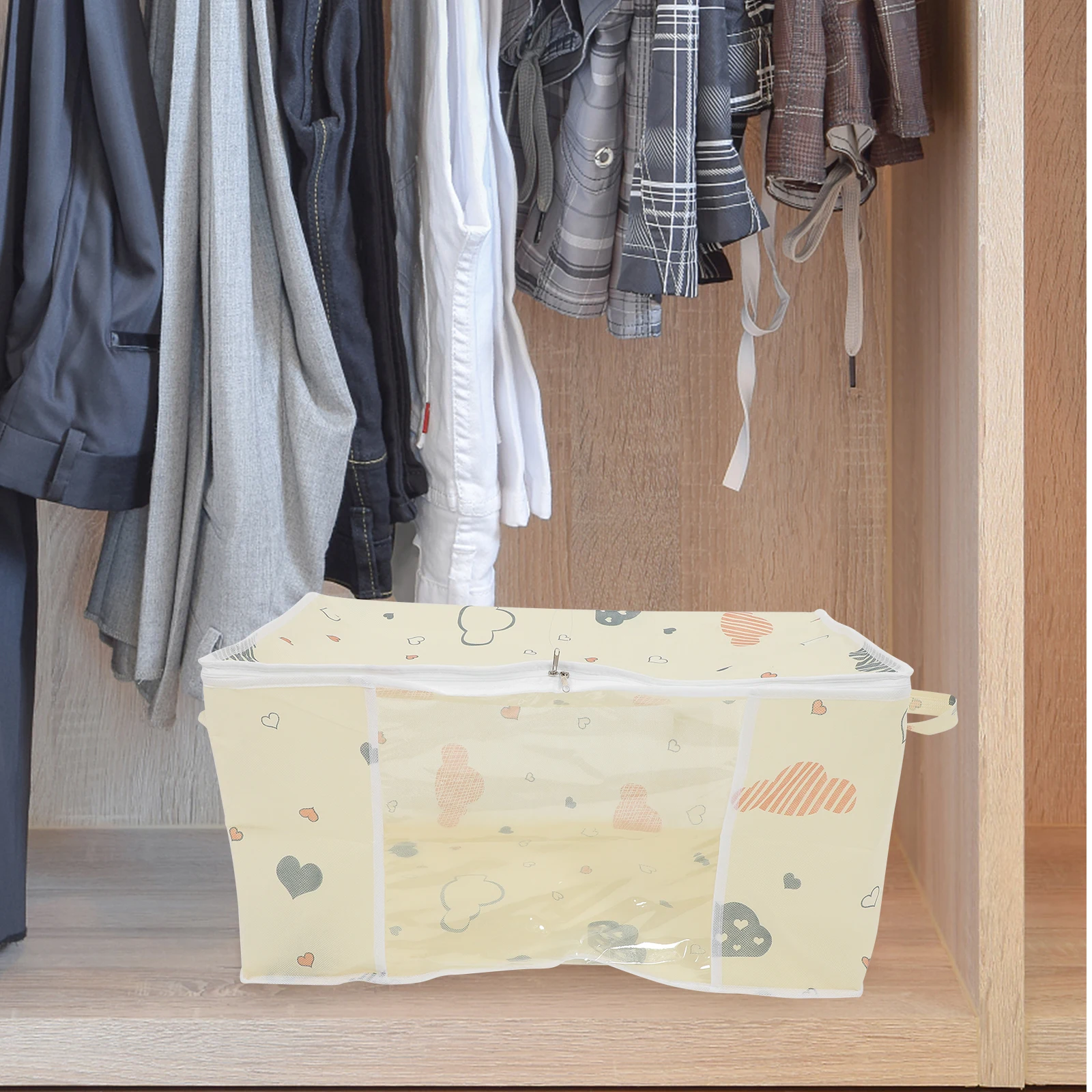 Quilt Storage Bag Large Capacity Waterproof Anti Moisture Transparent Window Clothes ganizer Bags for Bedding Moving
Quilt Storage Bag Large Capacity Waterproof Anti Moisture Transparent Window Clothes ganizer Bags for Bedding Moving