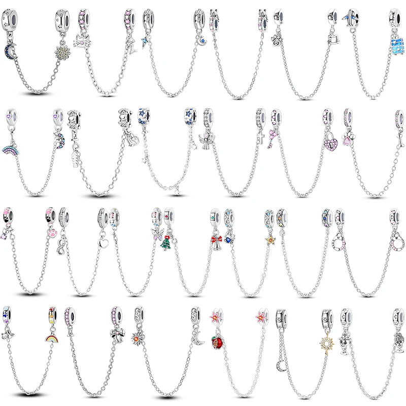 925 Sterling Silver Ladybug Pendant with Star And Moon Charm Safety Chain Jewelry for Bracelet Or Necklace Women's DIY Gift
925 Sterling Silver Ladybug Pendant with Star And Moon Charm Safety Chain Jewelry for Bracelet Or Necklace Women's DIY Gift