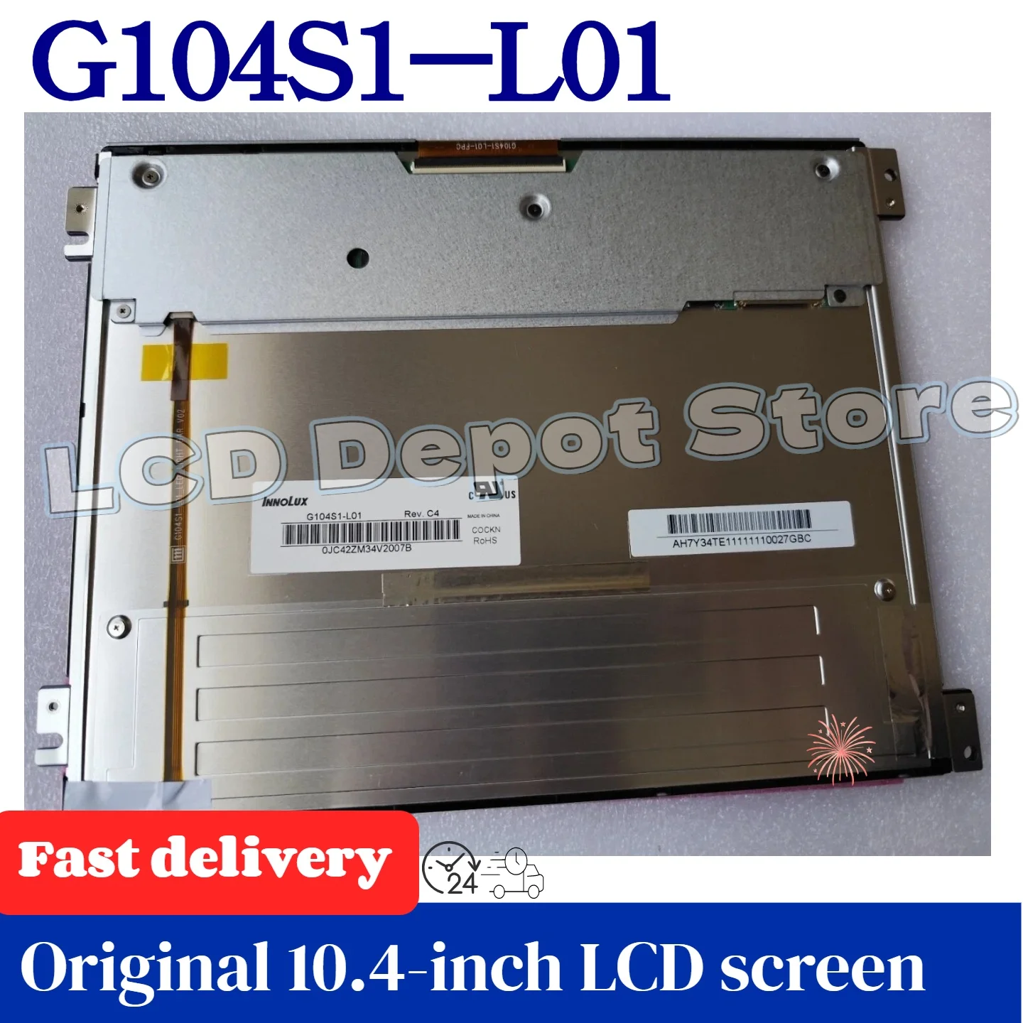 G104S1-L01 Brand New Original 10.4inch Lcd Display Screen Tested A+ Shipped
G104S1-L01 Brand New Original 10.4inch Lcd Display Screen Tested A+ Shipped