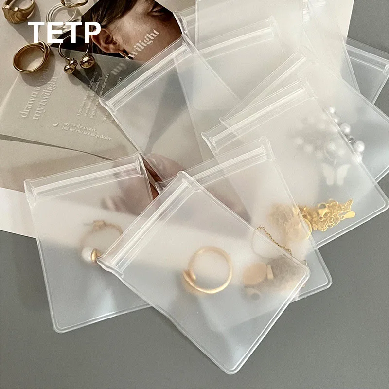 TETP 50Pcs/Lot Frosted Ziplock Bags DIY Jewelry Necklaces Ring Earrings Display Packaging Storage Favors For Small Business
TETP 50Pcs/Lot Frosted Ziplock Bags DIY Jewelry Necklaces Ring Earrings Display Packaging Storage Favors For Small Business