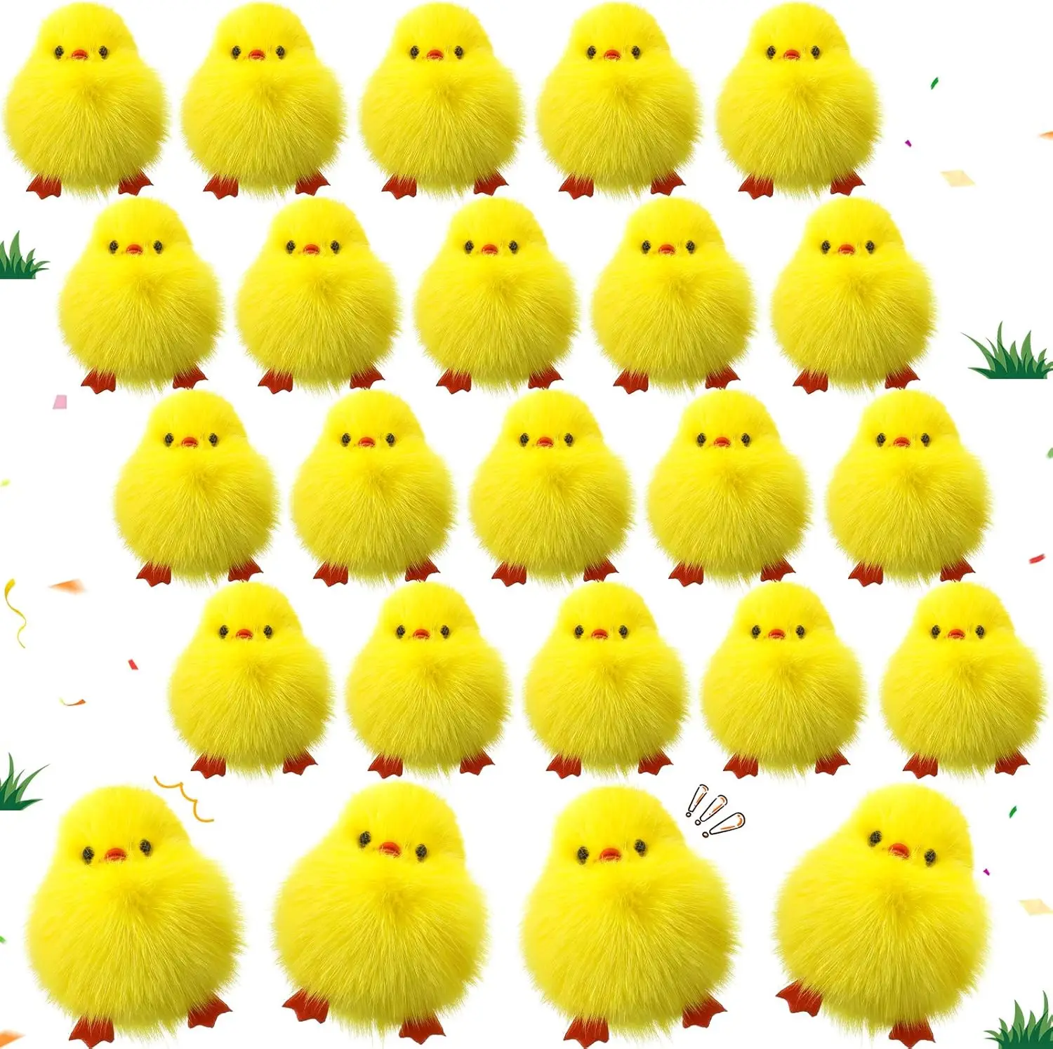 12 Pcs Fluffy Chick 3 Inch Mini Stuffed Chicken Small Chicken Keychain Farm Chick Plush Ornaments Yellow Fluffy Toy
12 Pcs Fluffy Chick 3 Inch Mini Stuffed Chicken Small Chicken Keychain Farm Chick Plush Ornaments Yellow Fluffy Toy