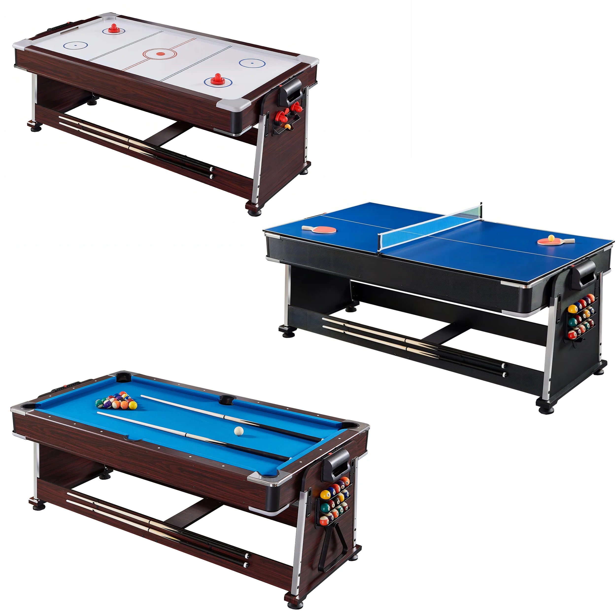 Бильярдный стол 7 футов 4 дюйма (183 см) из МДФ, поворотный, 92 дюйма, портативный; обеденный стол; стол для аэрохоккея
Бильярдный стол 7 футов 4 дюйма (183 см) из МДФ, поворотный, 92 дюйма, портативный; обеденный стол; стол для аэрохоккея