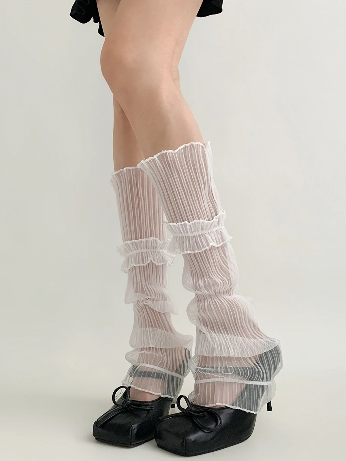Nighttime Ballet Style Mid-Calf Socks Breathable Mesh Thin Women's Stockings Leggings Bohemian Folded Seamless Shaping
Nighttime Ballet Style Mid-Calf Socks Breathable Mesh Thin Women's Stockings Leggings Bohemian Folded Seamless Shaping
