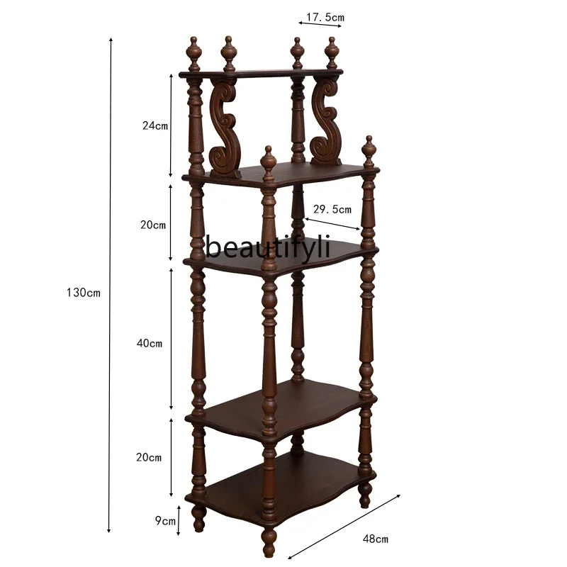 new Retro Mid-Ancient French Solid Wood Storage Rack Desktop Storage Rack Multi-Layer Coffee Shop Display Rackss 03
new Retro Mid-Ancient French Solid Wood Storage Rack Desktop Storage Rack Multi-Layer Coffee Shop Display Rackss 03