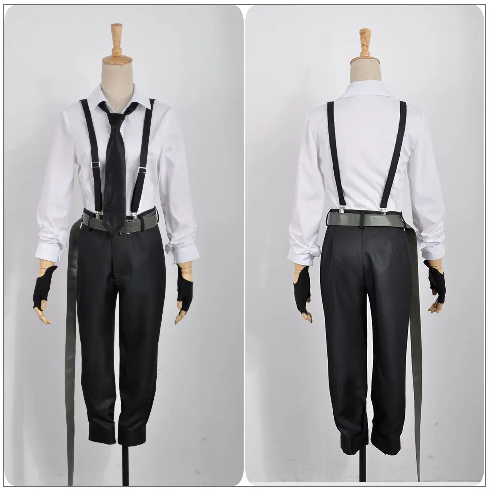 Nakajima Atsushi Cosplay Costume Anime Men Women Overalls School Uniform Dungarees with Tie Performance Clothes Halloween Set
Nakajima Atsushi Cosplay Costume Anime Men Women Overalls School Uniform Dungarees with Tie Performance Clothes Halloween Set