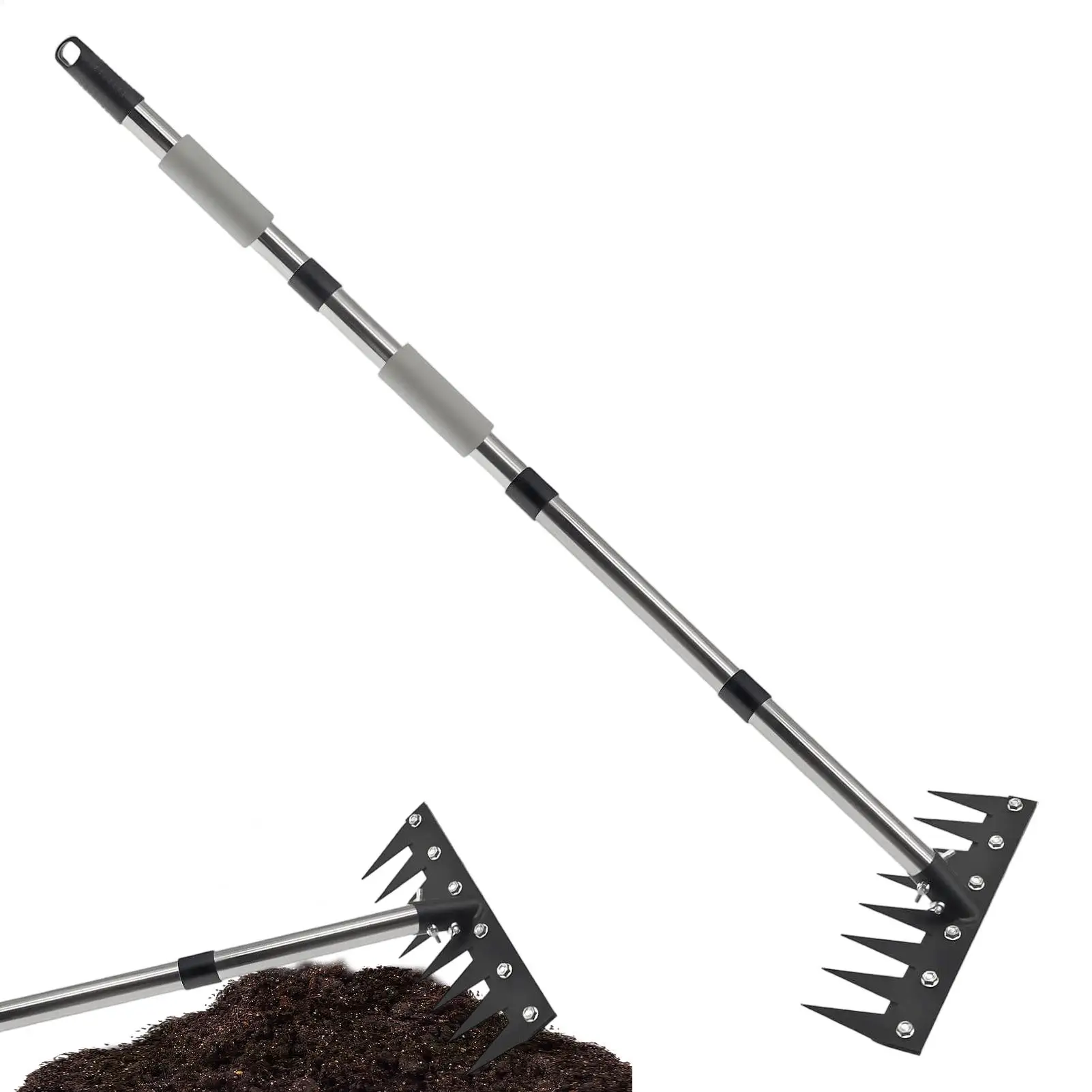 Long Handle Weeding Tool Gardening Weeding Rake Heavy Duty Iron Long Handled Weeding Rake With Telescopic Length For Weeding
Long Handle Weeding Tool Gardening Weeding Rake Heavy Duty Iron Long Handled Weeding Rake With Telescopic Length For Weeding