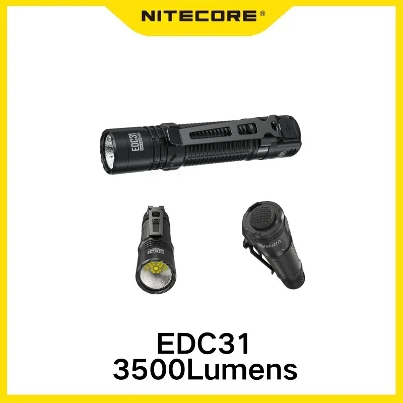 NITECORE EDC31 USB-C Перезаряжаемый фонарик EDC 3500 люмен встроенный аккумулятор 3800 мАч
NITECORE EDC31 USB-C Перезаряжаемый фонарик EDC 3500 люмен встроенный аккумулятор 3800 мАч