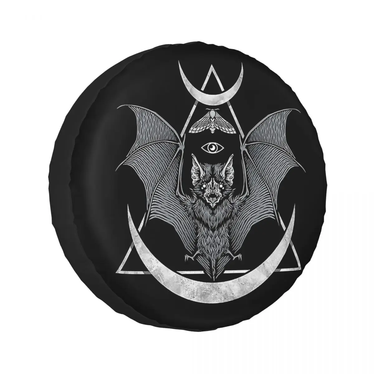 Custom Occult Bat Spare Tire Cover for Car Vehicle 4x4 Wheel Protector Covers 14" 15" 16" 17" Inch
Custom Occult Bat Spare Tire Cover for Car Vehicle 4x4 Wheel Protector Covers 14" 15" 16" 17" Inch
