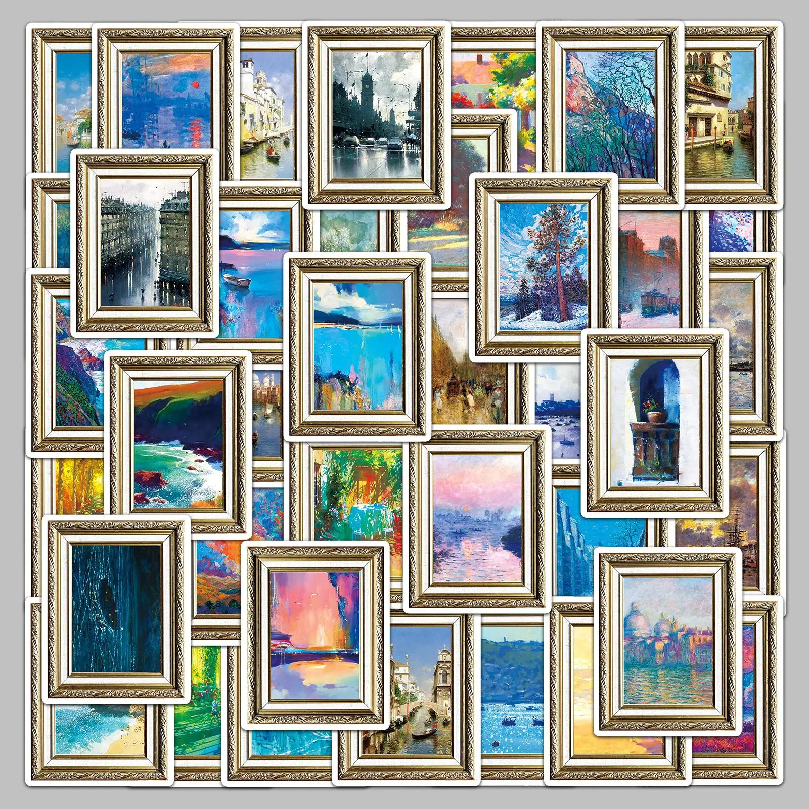 50Pcs Beautiful Oil Painting Series Stickers Suitcase Phone Case Water Bottle Waterproof Decoration Diy Sticker Packs
50Pcs Beautiful Oil Painting Series Stickers Suitcase Phone Case Water Bottle Waterproof Decoration Diy Sticker Packs