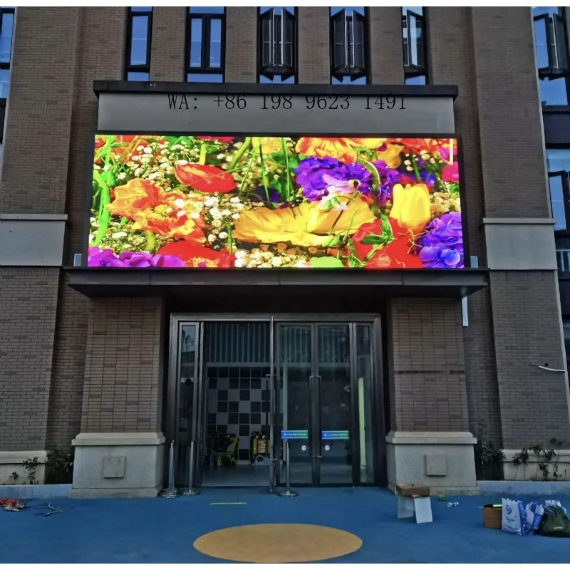 192*192mm Module P3 Outdoor LED Screen IP65 Waterproof Full Color Custom Fixed Installation 4K Advertising Video Wall
192*192mm Module P3 Outdoor LED Screen IP65 Waterproof Full Color Custom Fixed Installation 4K Advertising Video Wall