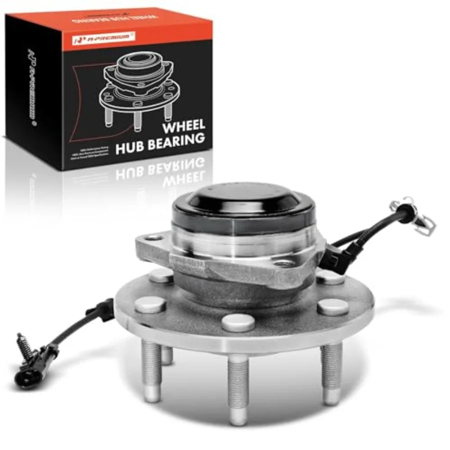 2WD Front Wheel Bearing and Hub Assembly with ABS and 6-Lug Compatible with Chevrolet and GMC and Cadillac - 1999-2013 - Silver
2WD Front Wheel Bearing and Hub Assembly with ABS and 6-Lug Compatible with Chevrolet and GMC and Cadillac - 1999-2013 - Silver