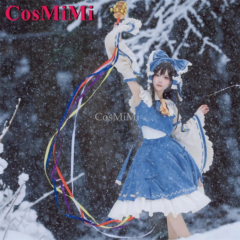 CosKeKe Hakurei Reimu Anime Game Touhou Project Cosplay Costumes Sweet Elegant Gorgeous Dress Halloween Party Role Play Clothing
CosKeKe Hakurei Reimu Anime Game Touhou Project Cosplay Costumes Sweet Elegant Gorgeous Dress Halloween Party Role Play Clothing