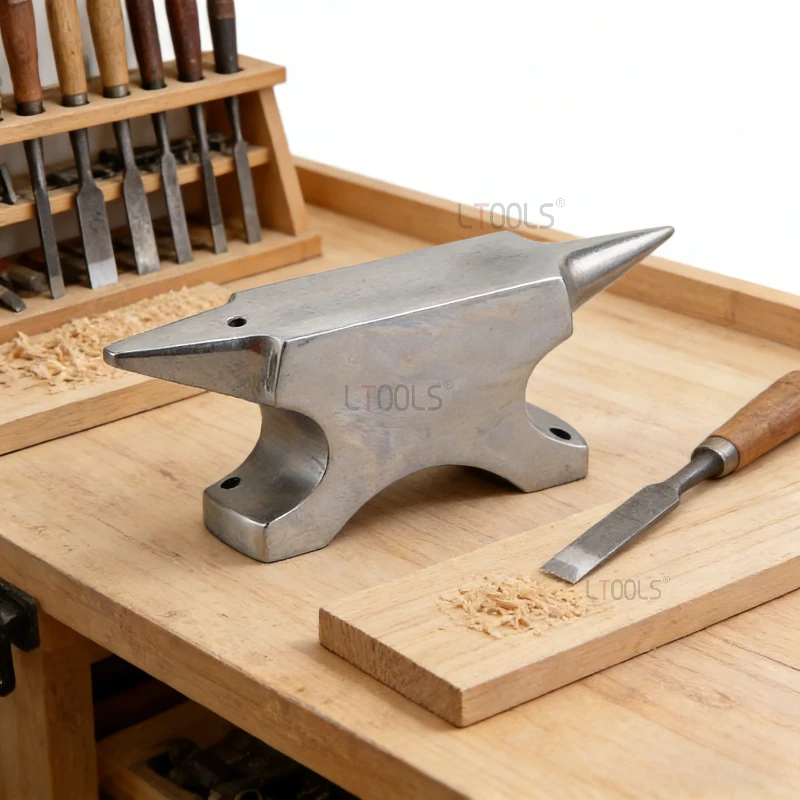 Jewelry Making Special Double Horn Anvil Mini Metal Processing Horn Anvil Work Bench Precision Rings Repair Design Iron Anvil
