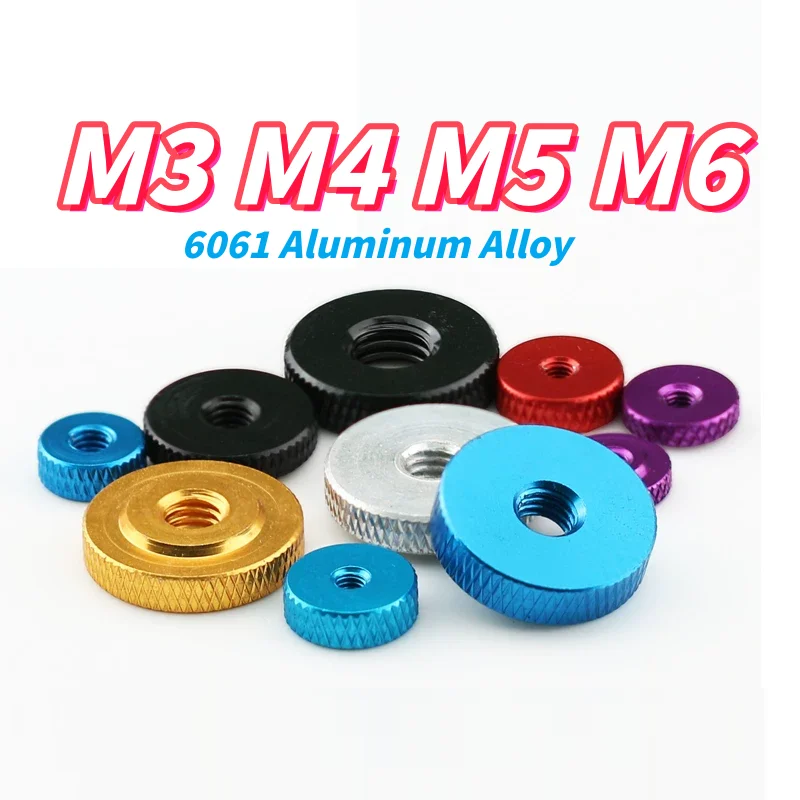 5Pcs M3 M4 M5 M6 Colourful Aluminum Thumb Nut Small Thin Hand Tighten Nut Screws Bolts Anodizing For FPV RC Model Toys
5Pcs M3 M4 M5 M6 Colourful Aluminum Thumb Nut Small Thin Hand Tighten Nut Screws Bolts Anodizing For FPV RC Model Toys