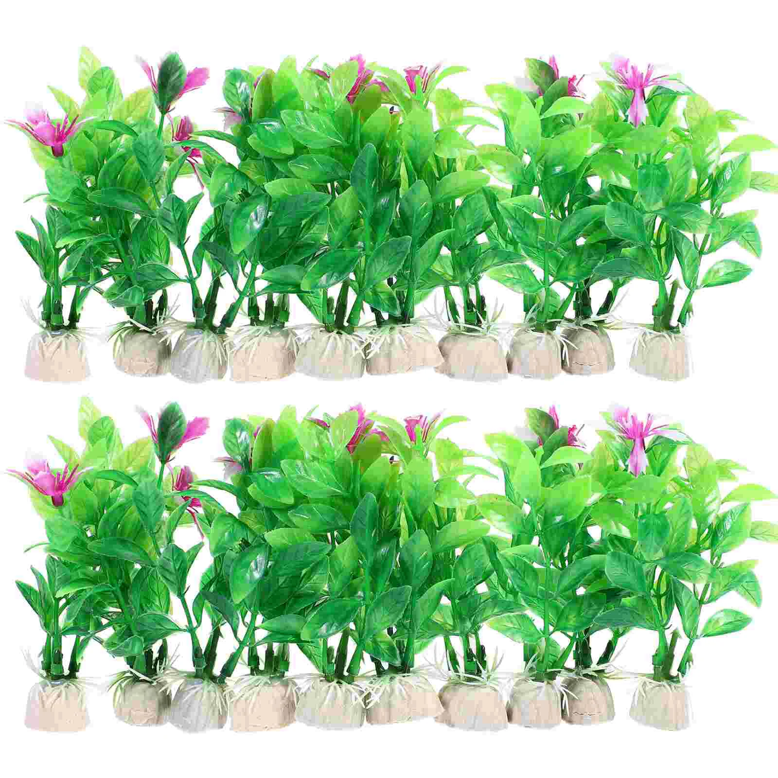 20 Pcs Fish Tank Aquatic Plants Small Decorations Plastic Aquarium for Betta Fake
20 Pcs Fish Tank Aquatic Plants Small Decorations Plastic Aquarium for Betta Fake
