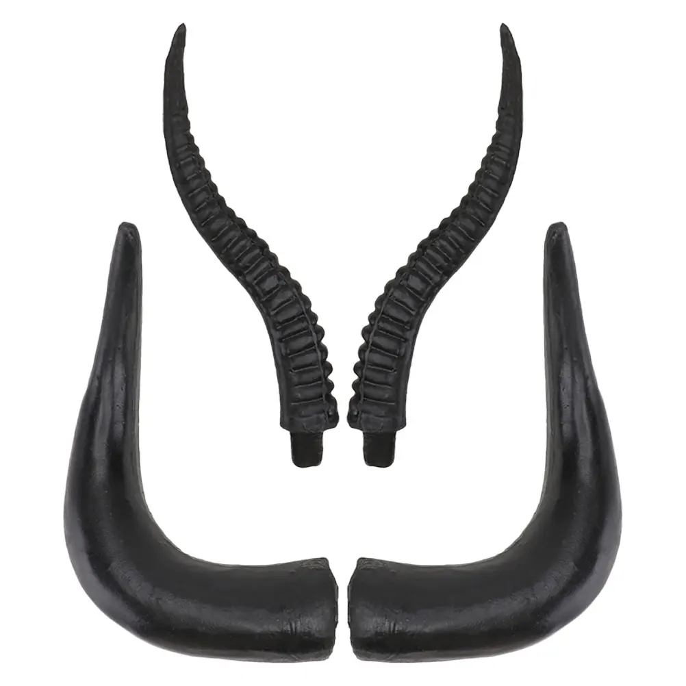 2Pairs Ox Antelope Horn Headband Halloween Party Costume DIY Artificial Bull Horn Headdress Props DIY Artificial Antelope Horns 
2Pairs Ox Antelope Horn Headband Halloween Party Costume DIY Artificial Bull Horn Headdress Props DIY Artificial Antelope Horns