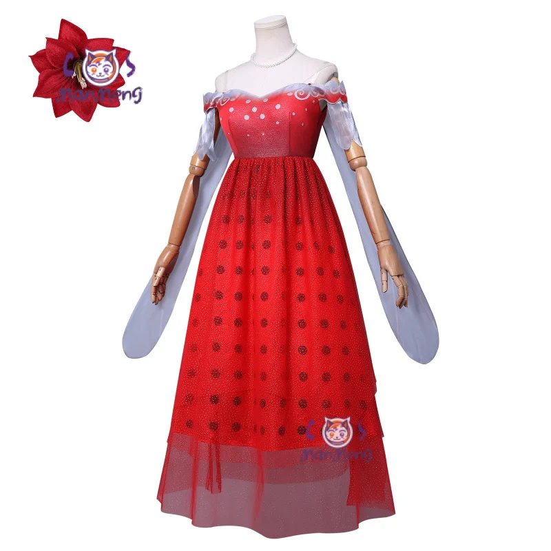 Movie Lady Girl bug cosplay costume Dress Headwear, Necklace Prop Set Halloween Party Women's Fantasy, Sweet Uniform XS-XXXL
Movie Lady Girl bug cosplay costume Dress Headwear, Necklace Prop Set Halloween Party Women's Fantasy, Sweet Uniform XS-XXXL