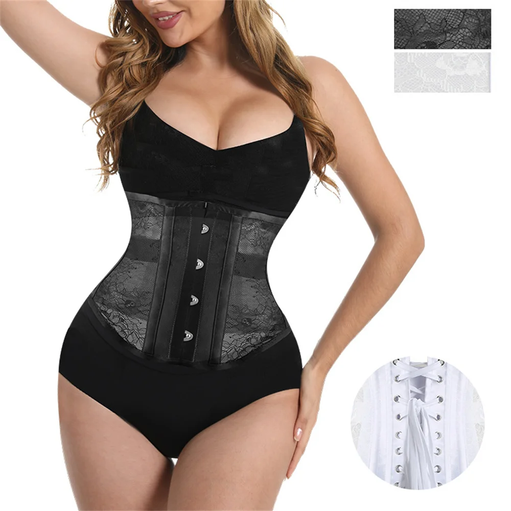 New Lace Mesh Breathable Underbust Corset 8 Steel Boned Body Shaper Waist Clip Sexy Lingerie Slimming Bustiers Top
New Lace Mesh Breathable Underbust Corset 8 Steel Boned Body Shaper Waist Clip Sexy Lingerie Slimming Bustiers Top