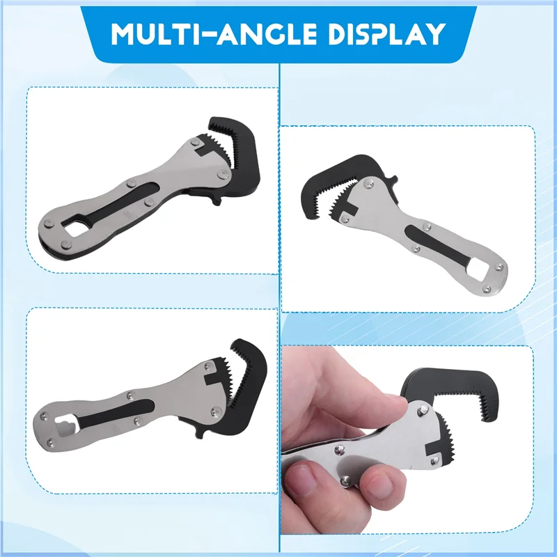 2Pcs Mini Stubby Pipe Vise Wrench,Mini Stubby Wrench, Mini Self Adjusting Wrench,Portable Multifunctional Wrench-ABHG
2Pcs Mini Stubby Pipe Vise Wrench,Mini Stubby Wrench, Mini Self Adjusting Wrench,Portable Multifunctional Wrench-ABHG