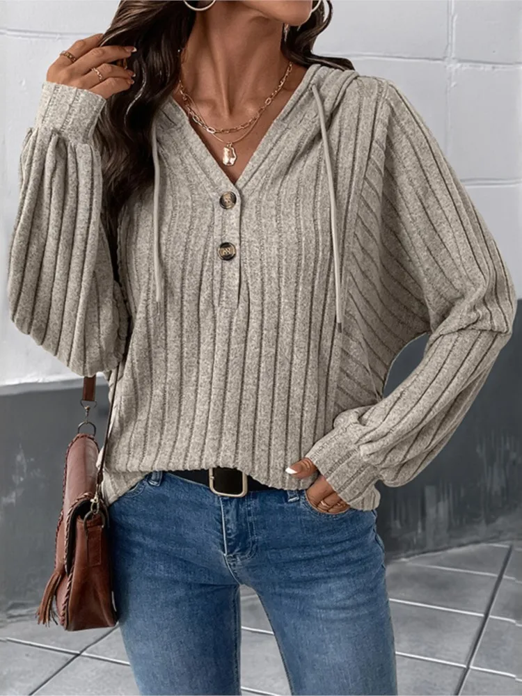 Women's Clothing Home Casual Hooded Solid Color Sweater Top All-match Loose Simple Style Pullover Comfortable Commuting Trendy
Women's Clothing Home Casual Hooded Solid Color Sweater Top All-match Loose Simple Style Pullover Comfortable Commuting Trendy