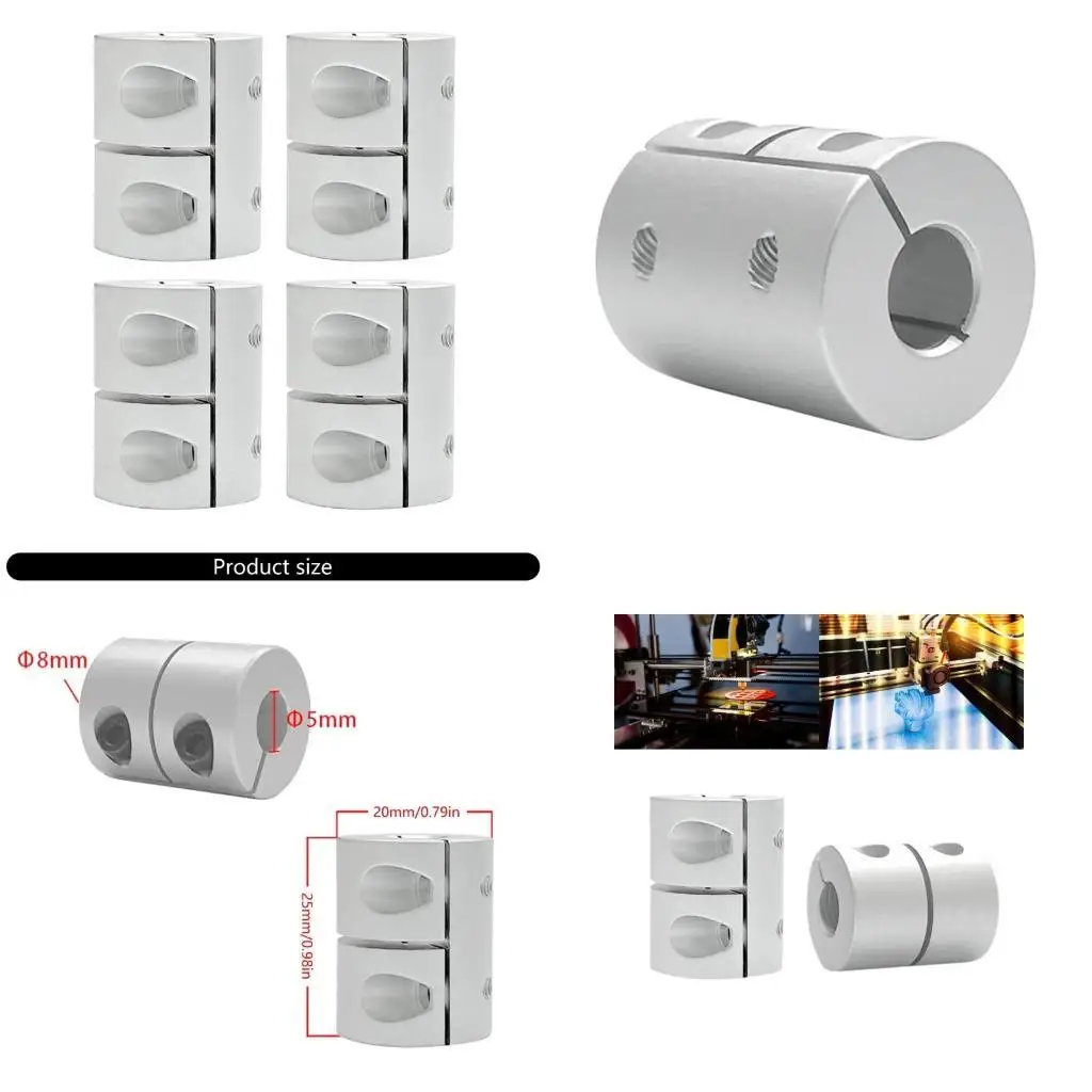 652F Printer Part Flexible Shafts Coupler 5x8mm Elastic Clamping Coupling Rigid Coupling Stepper Motor Servo Motor
652F Printer Part Flexible Shafts Coupler 5x8mm Elastic Clamping Coupling Rigid Coupling Stepper Motor Servo Motor