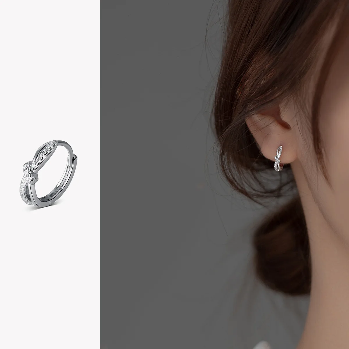 100% 925 Sterling Silver Zircon Geometric Earrings for Women Girl Simple Knot Round Design Jewelry Party Gift Dropshipping
100% 925 Sterling Silver Zircon Geometric Earrings for Women Girl Simple Knot Round Design Jewelry Party Gift Dropshipping