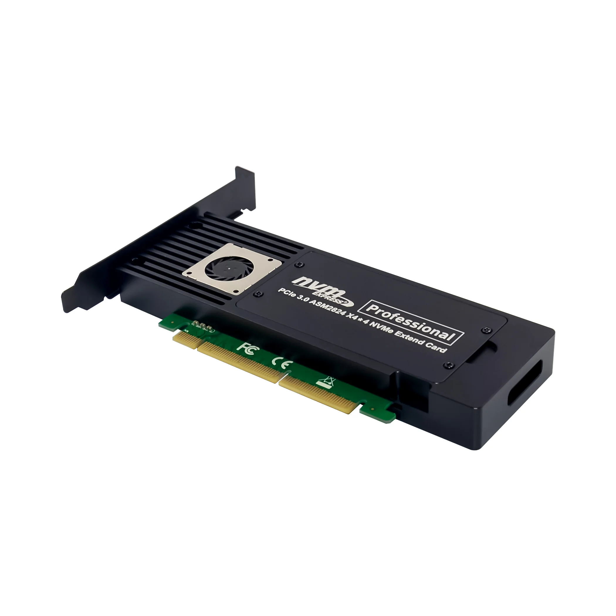 SUNWEIT ST560 PCIe X16 ASM2824 With Self-Power to X4 M.2 NVMe SSD Adapter
SUNWEIT ST560 PCIe X16 ASM2824 With Self-Power to X4 M.2 NVMe SSD Adapter