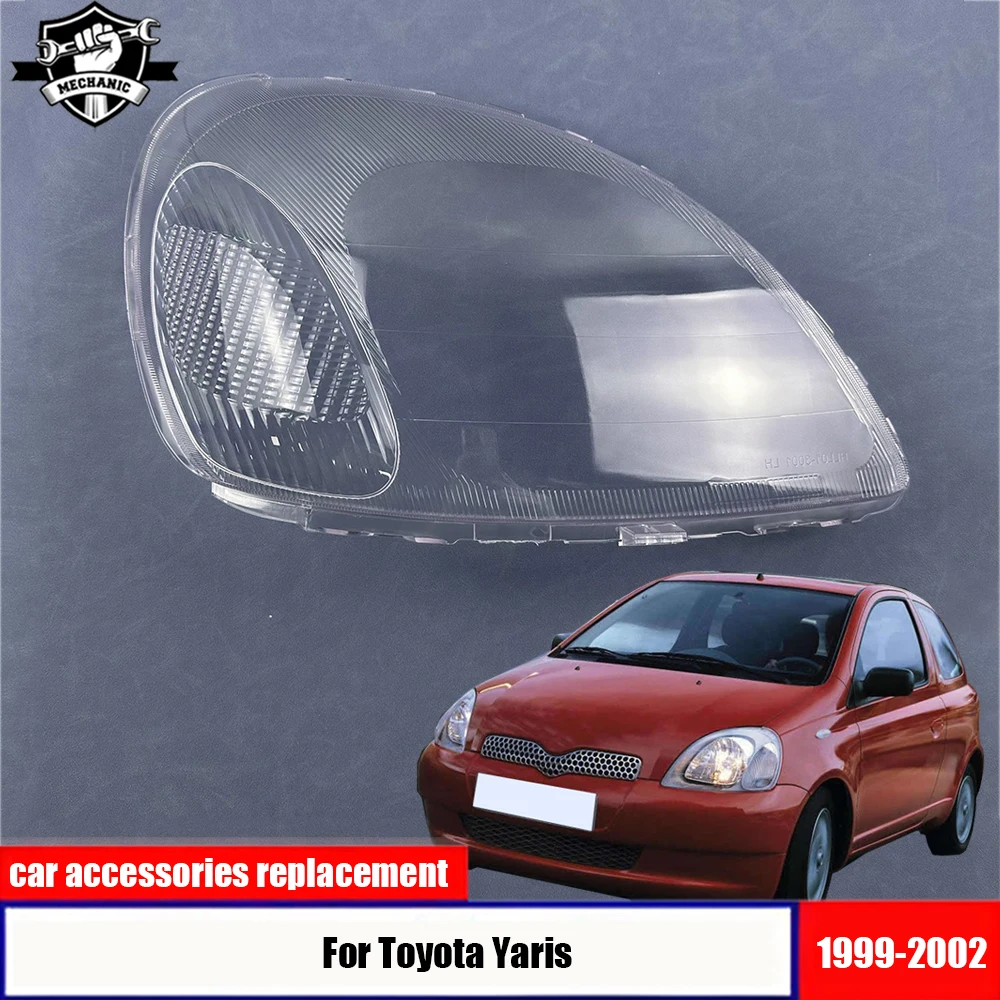 For Toyota Yaris 1999-2002 Headlamp Cover Transparent Lamp Shade Headlight Shell Lens Plexiglass Replace Original Lampshade
For Toyota Yaris 1999-2002 Headlamp Cover Transparent Lamp Shade Headlight Shell Lens Plexiglass Replace Original Lampshade