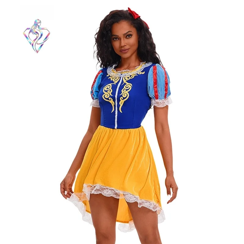 New Halloween Cosplay Snow White Costume Stage Performance Role-playing Outfit Set Women's Traditional Chinese Ethnic Wear
New Halloween Cosplay Snow White Costume Stage Performance Role-playing Outfit Set Women's Traditional Chinese Ethnic Wear