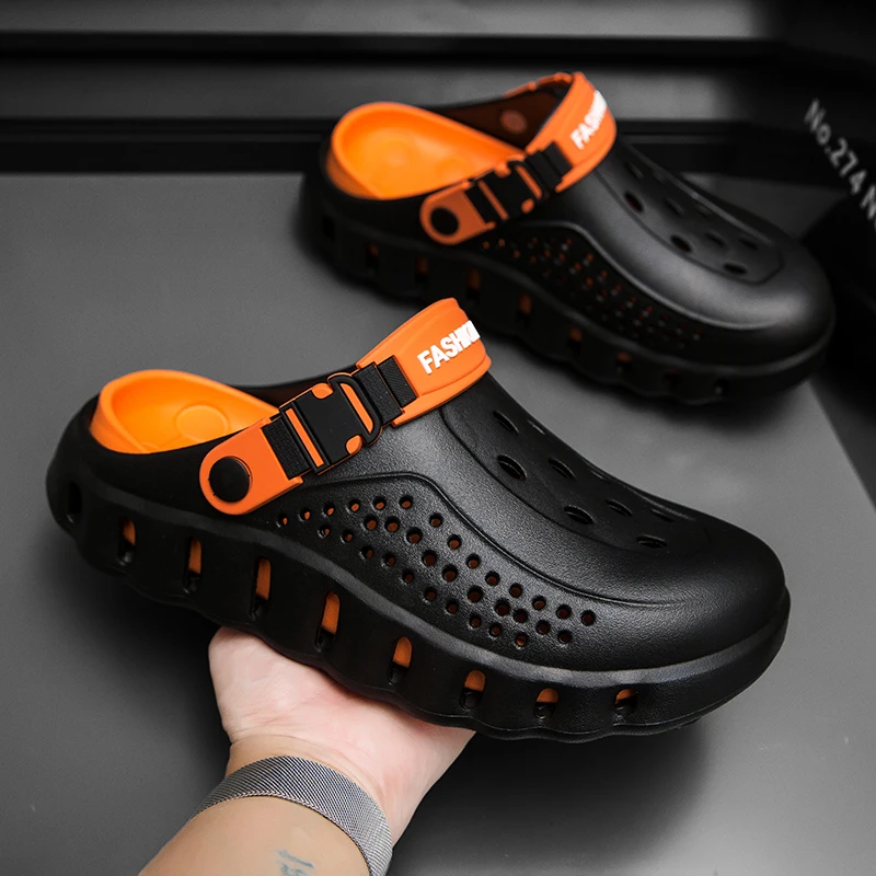 Men's New Eva Hollow-Out Soft Thick-Soled Comfortable Functional Casual Fashion Clogs, Suitable for Home, Indoor and Outdoor Use
Men's New Eva Hollow-Out Soft Thick-Soled Comfortable Functional Casual Fashion Clogs, Suitable for Home, Indoor and Outdoor Use