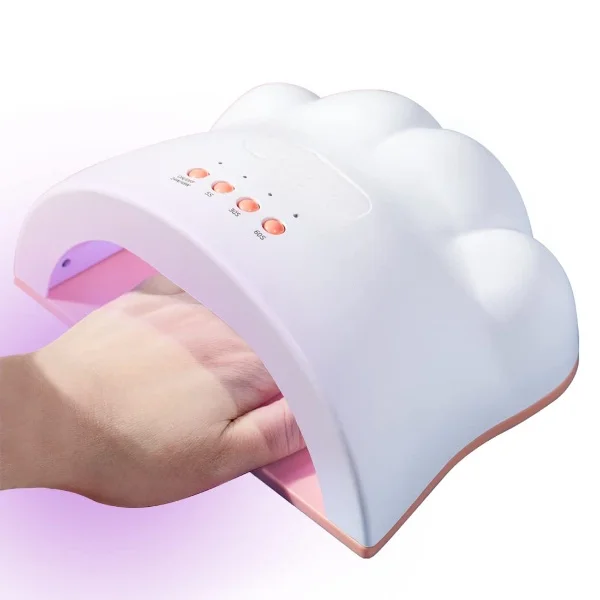 UV LED Nail Lamp 48W Claw Shape Nail Dryer Gel Polish Nail Light with 3 Timer Setting Lamp Logo
UV LED Nail Lamp 48W Claw Shape Nail Dryer Gel Polish Nail Light with 3 Timer Setting Lamp Logo