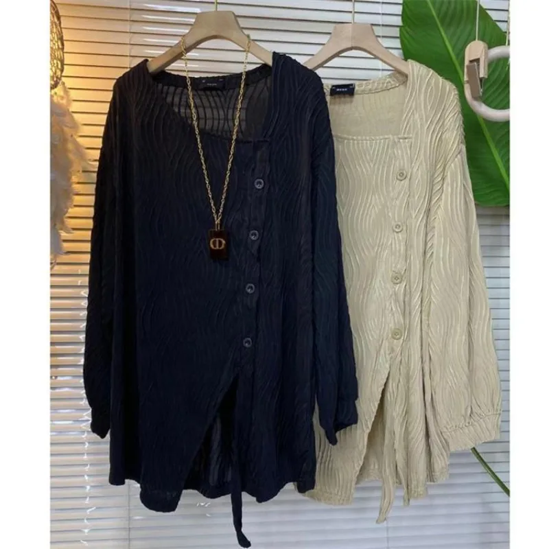 Модный свободный нерегулярный облегающий пуловер средней длины с длинными рукавами, топ для похудения для женщин
Модный свободный нерегулярный облегающий пуловер средней длины с длинными рукавами, топ для похудения для женщин