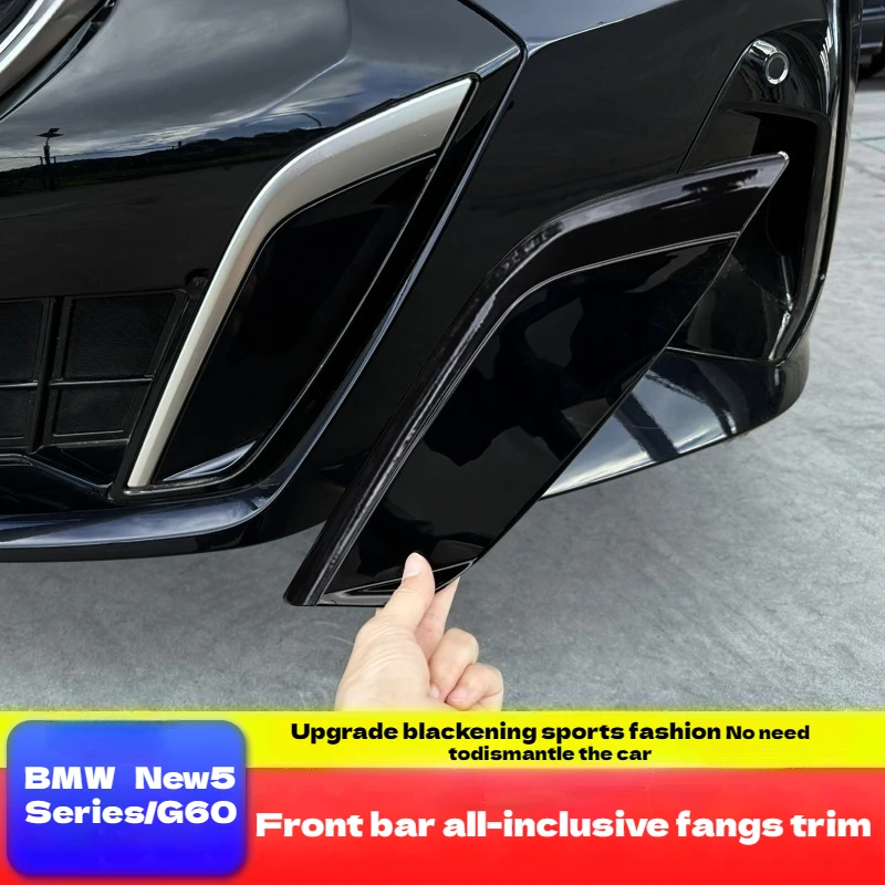 Car Styling Fit for BMW New 5 Series i5/ G60 2024 Carbon Fiber Front Bumper Wolf Tooth Decorative StripCar Interior Accessories
Car Styling Fit for BMW New 5 Series i5/ G60 2024 Carbon Fiber Front Bumper Wolf Tooth Decorative StripCar Interior Accessories