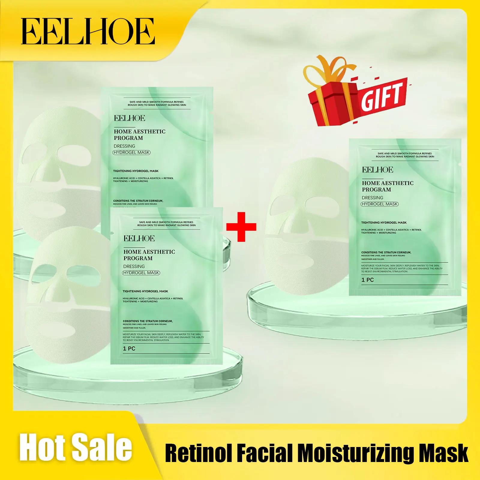 Eelhoe Retinol Facial Moisturizing Mask Deeply Nourishing Hydrates Brightening Skin Tone Keep Tighten Face Lifting Firming Masks
Eelhoe Retinol Facial Moisturizing Mask Deeply Nourishing Hydrates Brightening Skin Tone Keep Tighten Face Lifting Firming Masks