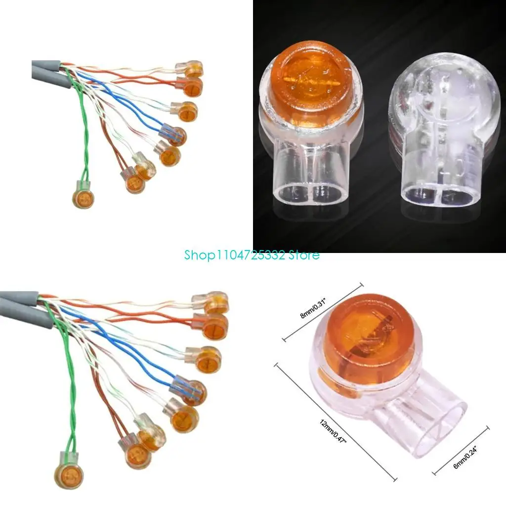 P5EA 200Pcs Data Phone Wire Butt Single Port K1 Connector UY2 Crimp Terminal Connectors Assortment
P5EA 200Pcs Data Phone Wire Butt Single Port K1 Connector UY2 Crimp Terminal Connectors Assortment