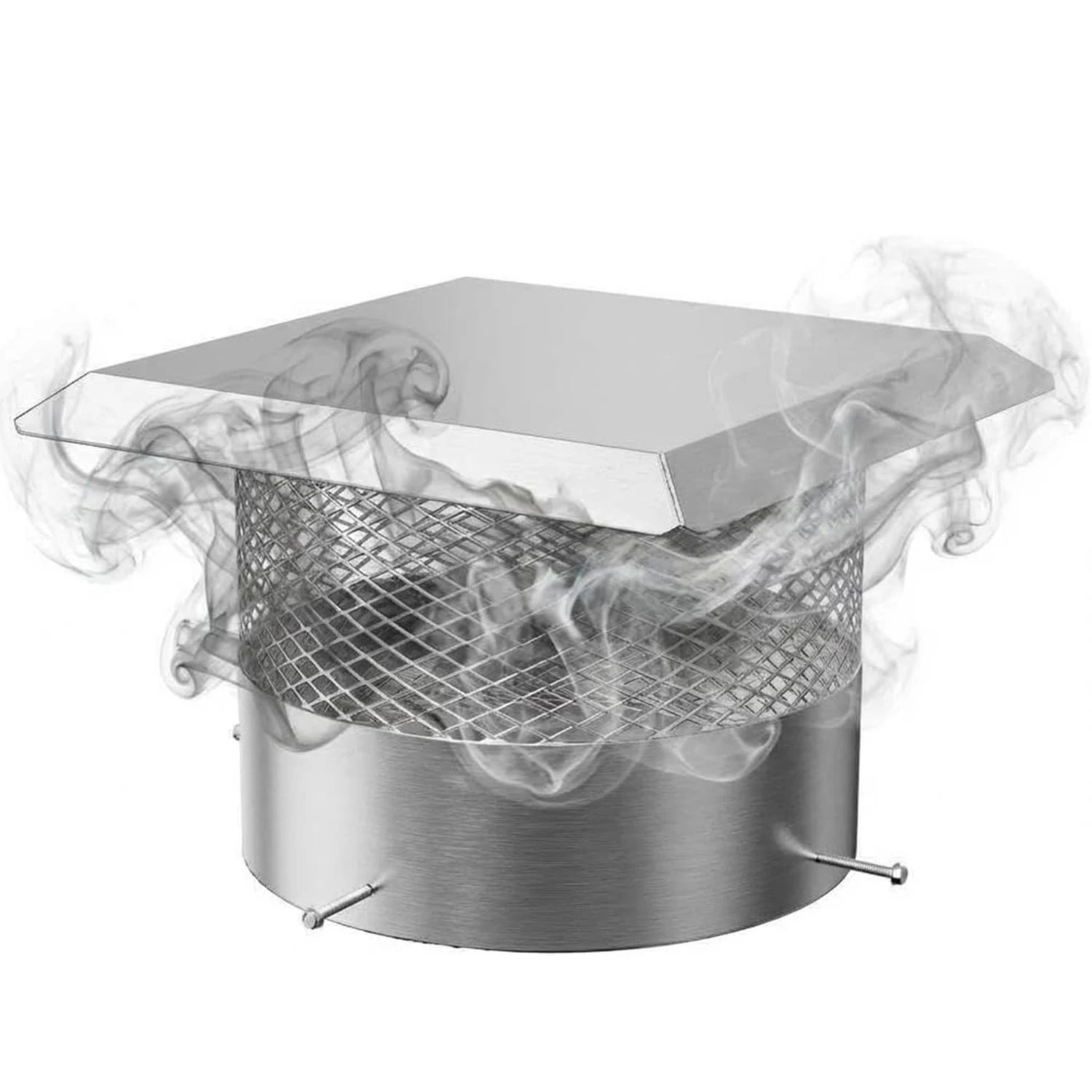 Stainless Steel 14 Inch Chimney Cap with Screen | Adjustable, Weatherproof Rain Cover for Stove Pipe, Flue Tile & Vent - Rust Proof Protection
Stainless Steel 14 Inch Chimney Cap with Screen | Adjustable, Weatherproof Rain Cover for Stove Pipe, Flue Tile & Vent - Rust Proof Protection