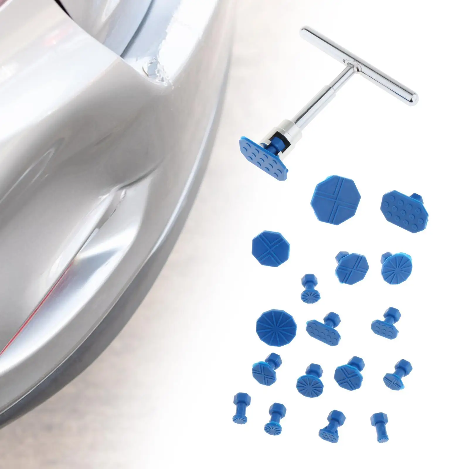 Auto Body Repair Tool Kit Dent Remover Car Dent Puller Kit T Bar Puller for Vehicle Body, Hail Damage, Truck, Automotive
Auto Body Repair Tool Kit Dent Remover Car Dent Puller Kit T Bar Puller for Vehicle Body, Hail Damage, Truck, Automotive